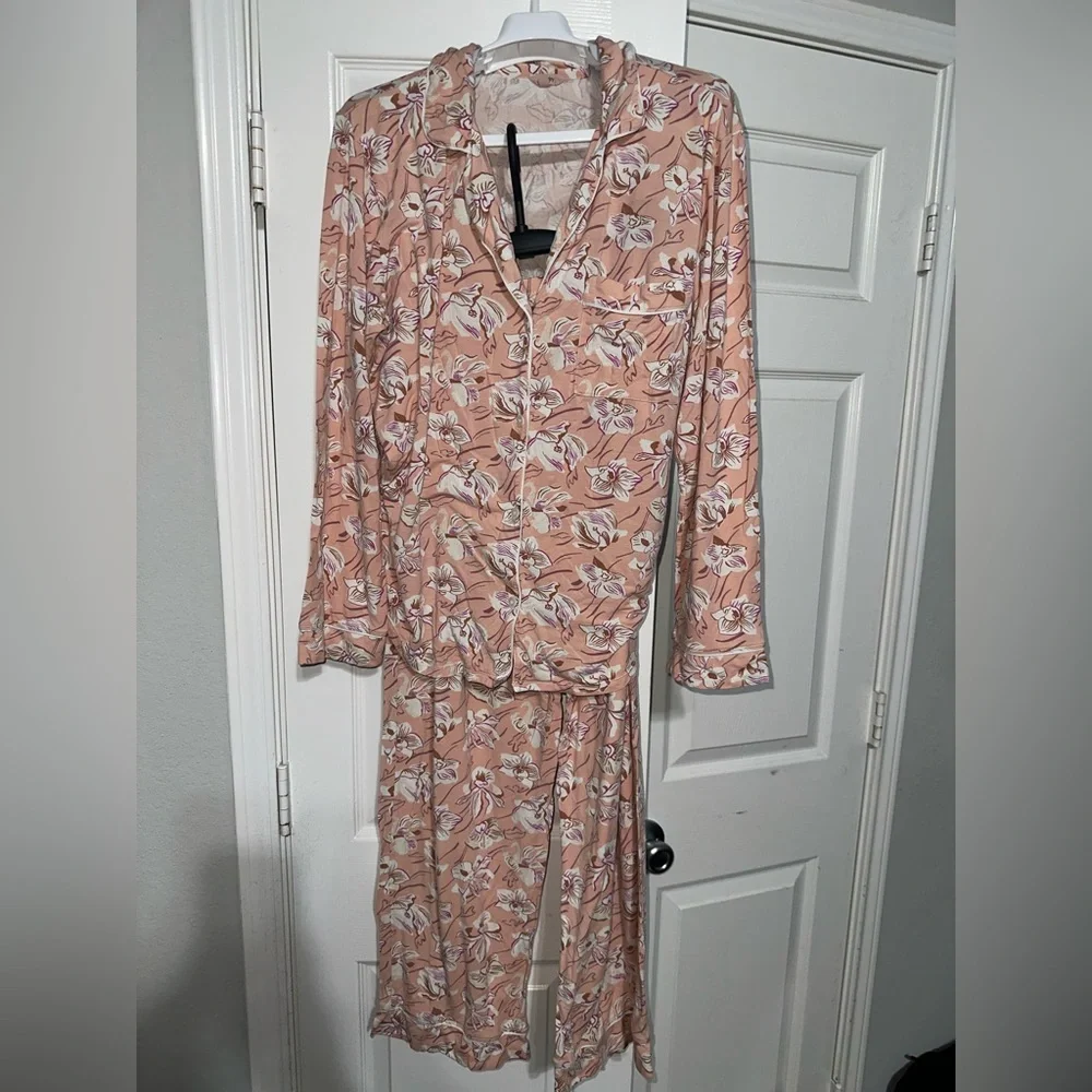 Eberjey Longsleeve Pajama Set Large - Picture 5 of 5